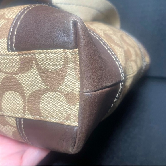 Coach Signature Heritage Stage Coach Carriage Tote FABULOUS - Picture 8 of 17